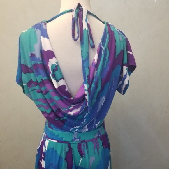 Walter multi - colored open back dress size S (E18) - Picture 6 of 11